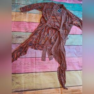 1X Carole Little Multicolor Knit Cardigan #0401